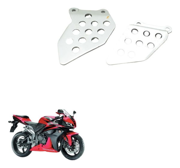 Par Protetor Pedaleira Honda Cbr 600rr 07-12 Original