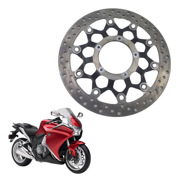 Disco Freio Dianteiro Esq Honda Vfr 1200 F 10-12 Original