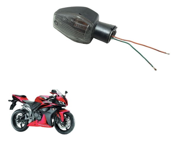 Pisca Dianteiro Esquerdo S/ Plug Honda Cbr 600rr 07-12 Orig Esquerdo