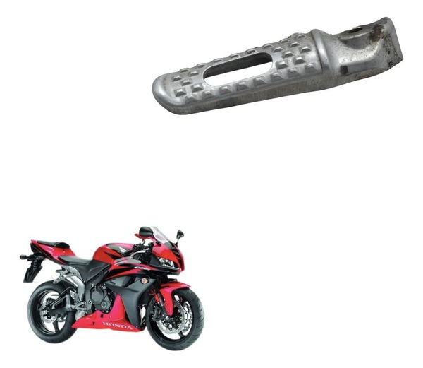 Pedaleira Traseira Esquerda C/detalhes Honda Cbr 600rr 07-12