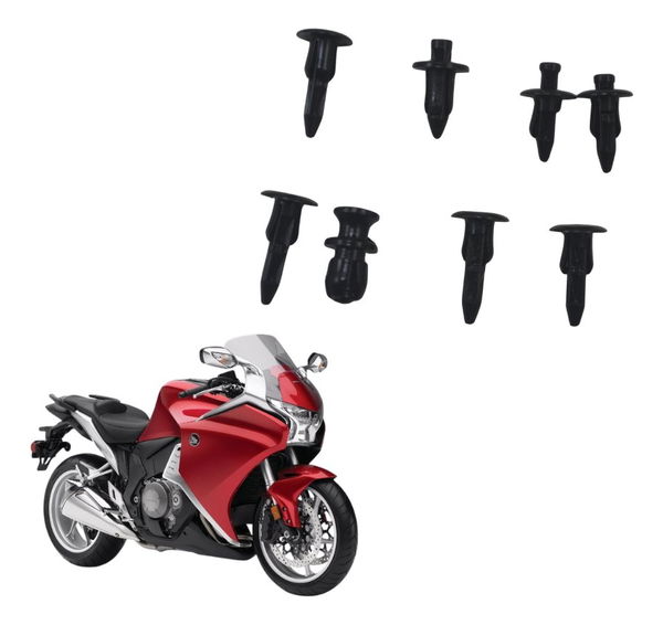Kit Parafuso Carenagem Plastico Honda Vfr 1200 F 10-12 Origi