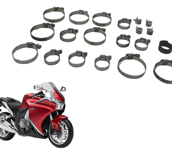 Kit Abraçadeira Diversas Honda Vfr 1200 F 10-12 Original