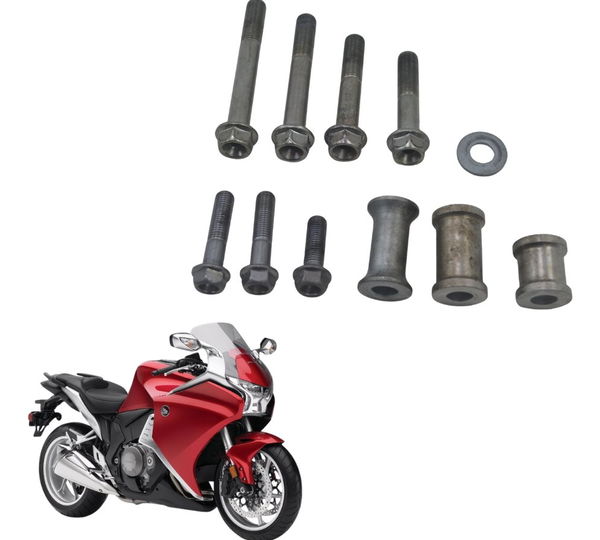 Kit Parafuso Suporte Motor Honda Vfr 1200 F 10-12 Original