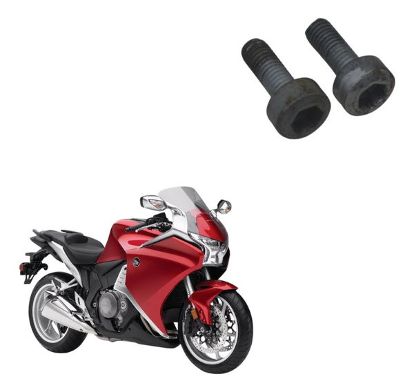 Par Parafuso Suporte Pedaleira Honda Vfr 1200 F 10-12 Origi