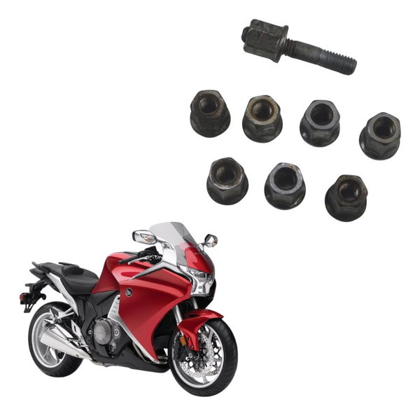 Kit Porca Escape Honda Vfr 1200 F 10-12 Original