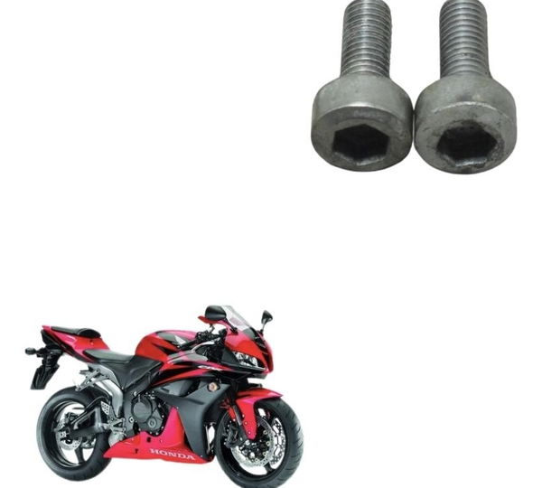 Par Parafuso Suporte Pedaleira Honda Cbr 600rr 07-12 Origina