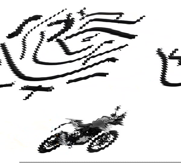 Kit Mangueiras Bmw G 310 Gs 17-20 Original