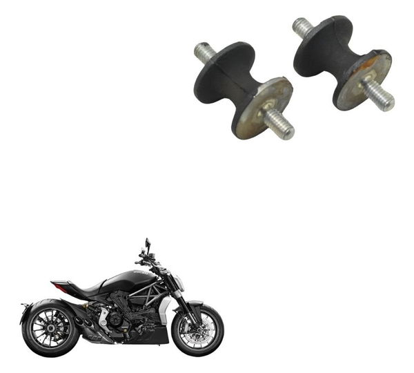 Par Parafuso Coxim Fixação Farol Ducati X Diavel S 16-22 Org