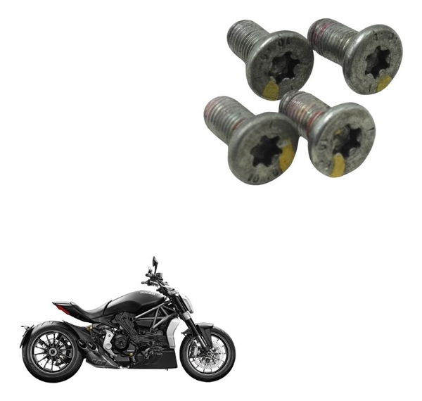 Jogo Parafuso Disco Freio Traseiro Ducati X Diavel S 16-22
