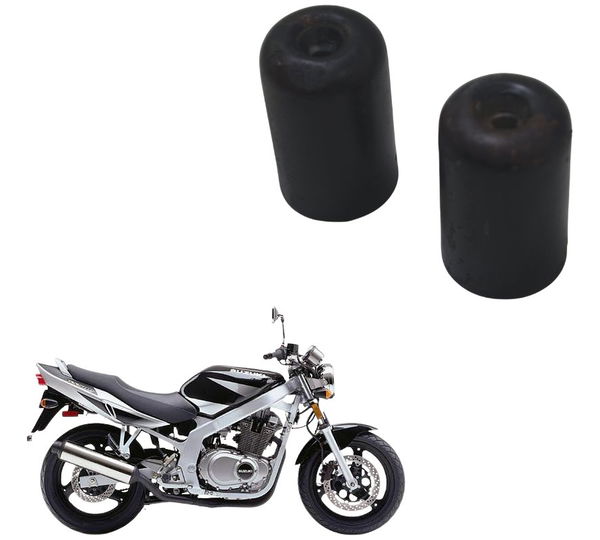 Par Peso Guidão Suzuki Gs 500 97-09 Original Preto
