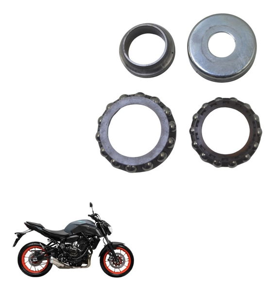 Kit Porca Mesa Inferior Yamaha Mt 07 19-24 Original