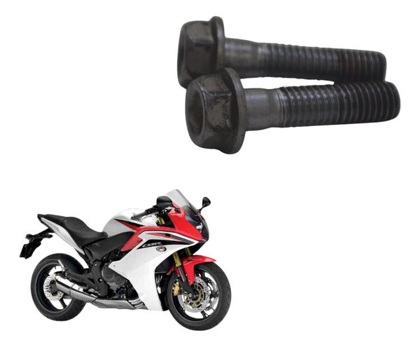 Par Parafuso Pinça Dianteira Honda Cbr 600f 12-14 Original