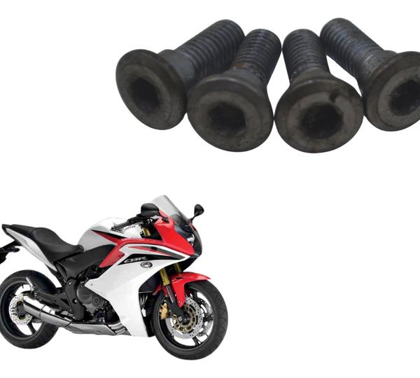 Jogo Parafuso Disco Freio Traseiro Honda Cbr 600f 12-14 Orig