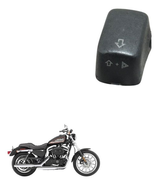 Botão Pisca Chave Punho Luz Harley Sportster Xl 883r 08-09
