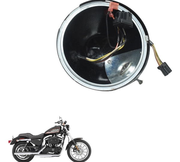 Carcaça Farol Harley Sportster Xl 883r 08-09 Original