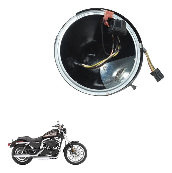 Carcaça Farol Harley Sportster Xl 883r 08-09 Original