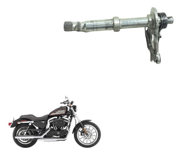 Eixo Seletor Marcha C/ Avaria Harley Sportster Xl 883r 08-09