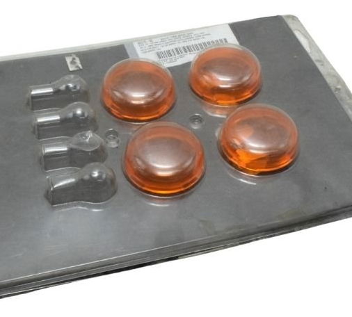 Jogo Lente Pisca Harley Sportster Xl 883r 08-09 Original