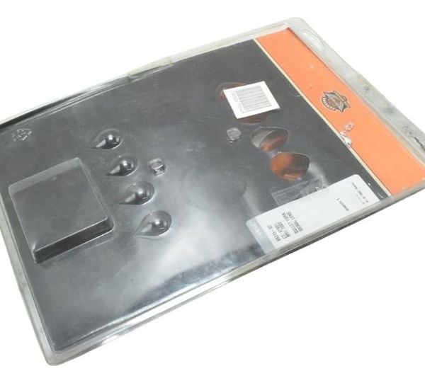 Jogo Lente Pisca Harley Sportster Xl 883r 08-09 Original