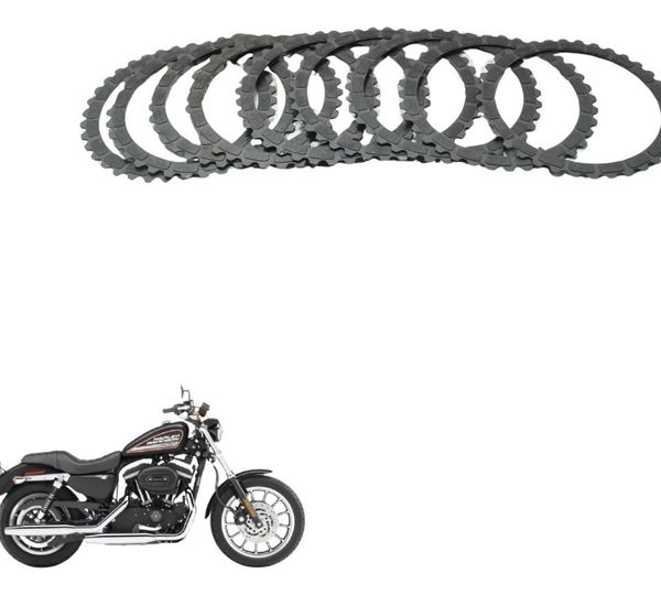 Jogo Disco Embreagem Paralelo Harley Sportster Xl 883r 08-09