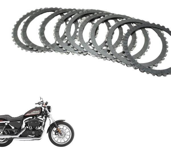 Jogo Disco Embreagem Paralelo Harley Sportster Xl 883r 08-09