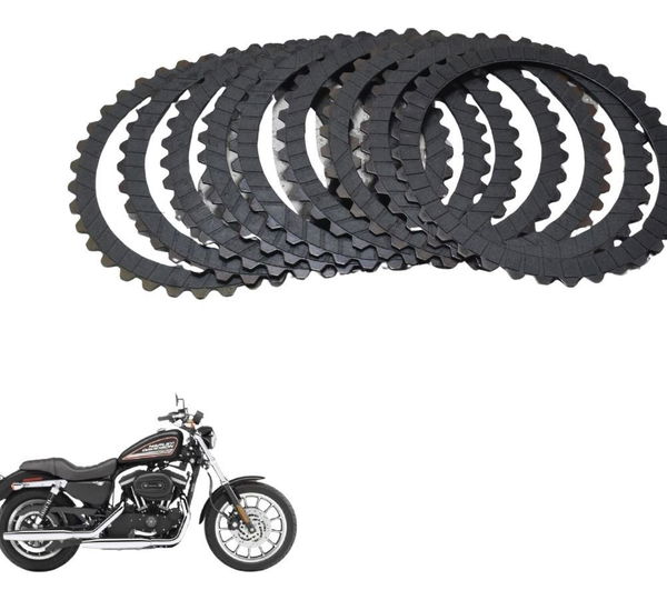 Jogo Disco Embreagem Paralelo Harley Sportster Xl 883r 08-09