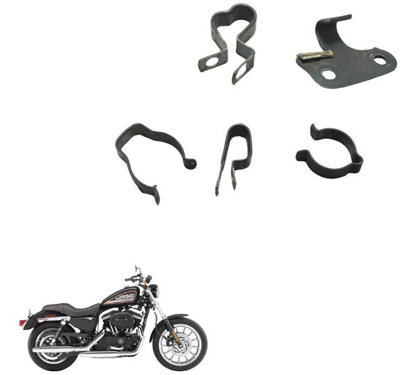 Kit Guia Cabos Diversos Harley Sportster Xl 883r 08-09 Origi