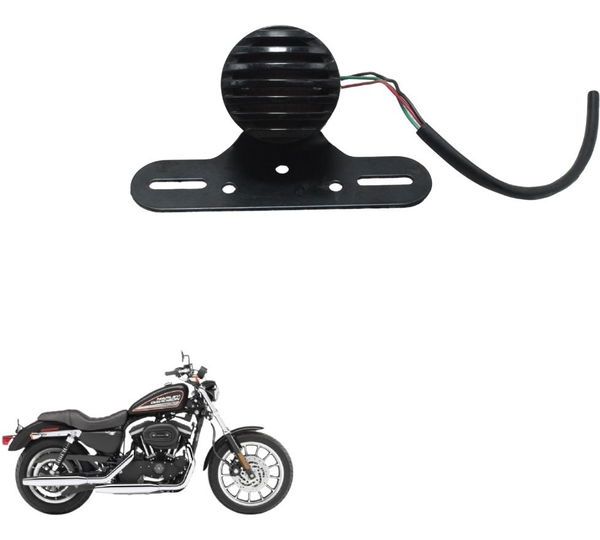Lanterna Tras Custom S/ Plug Harley Sportster Xl 883r 08-09