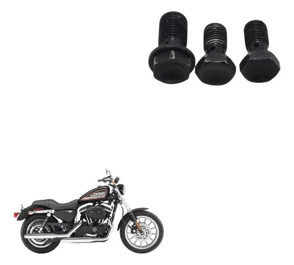 Kit Parafusos Óleo Harley Sportster Xl 883r 08-09 Original