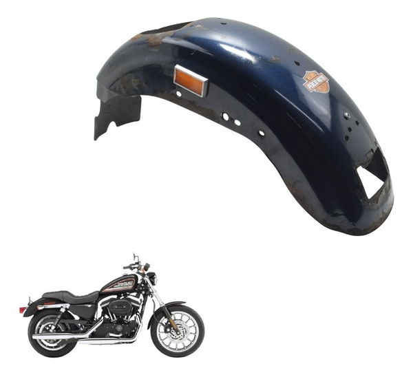 Paralama Traseiro C/ Detalhes Harley Sportster Xl 883r 08-09