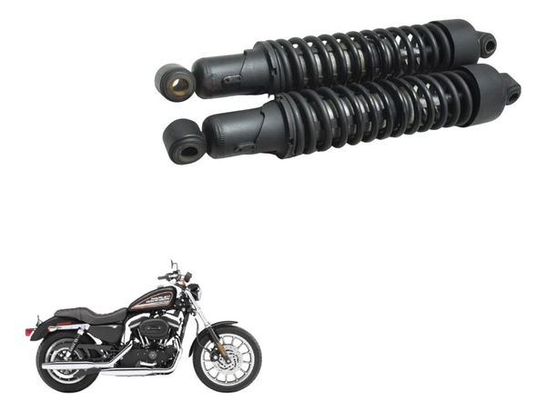 Par Amortecedor Traseiro Harley Sportster Xl 883r 08-09 Orig