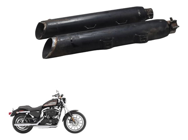 Par Ponteira Esportiva C/avar Harley Sportster Xl 883r 08-09