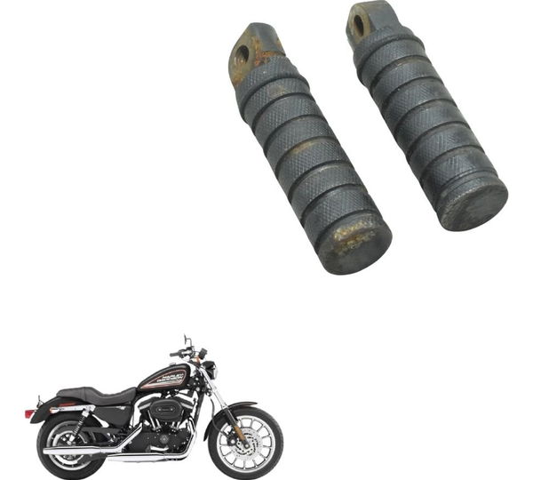 Par Pedaleira Tras C/ Deta Harley Sportster Xl 883r 08-09