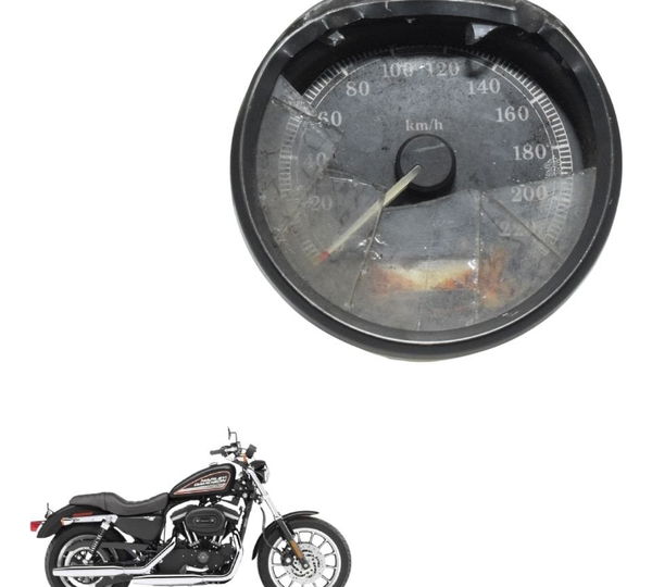 Painel Velocímetro C/ Avaria Harley Sportster Xl 883r 08-09