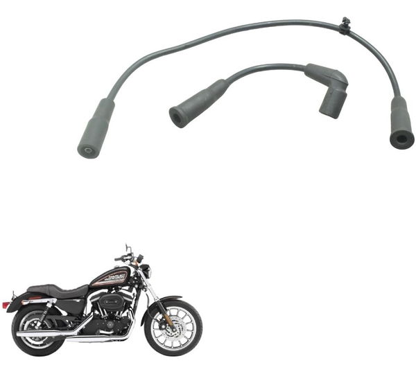 Par Cabo Bobina Ignição Harley Sportster Xl 883r 08-09 Origi