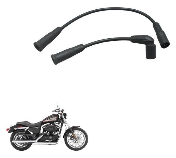Par Cabo Bobina Ignição Harley Sportster Xl 883r 08-09 Origi