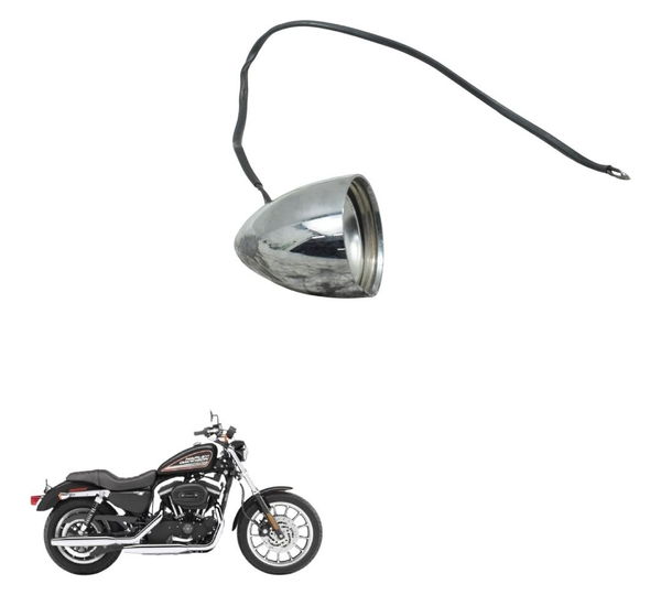 Pisca Tras S/ Lente C/ Deta Harley Sportster Xl 883r 08-09