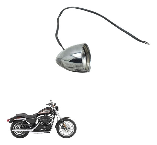 Pisca Tras S/ Lente C/ Deta Harley Sportster Xl 883r 08-09