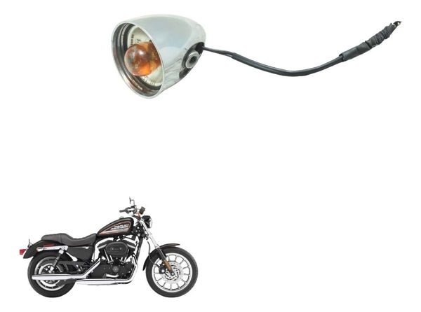 Pisca Tras S/ Plug C/ Detal Harley Sportster Xl 883r 08-09