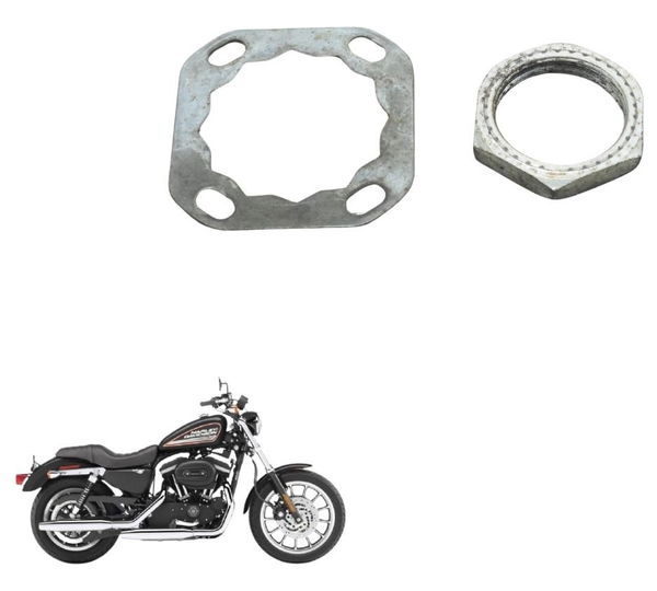 Porca Trava Pinhão Harley Sportster Xl 883r 08-09 Original