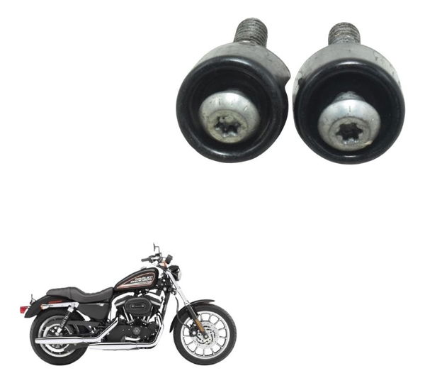 Par Parafuso Amortecedor Tras Harley Sportster Xl 883r 08-09