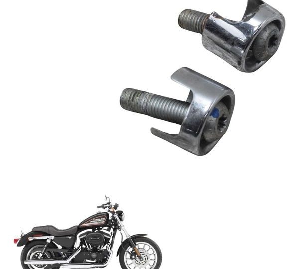 Par Parafuso Amortecedor Harley Sportster Xl 883r 08-09 Orig