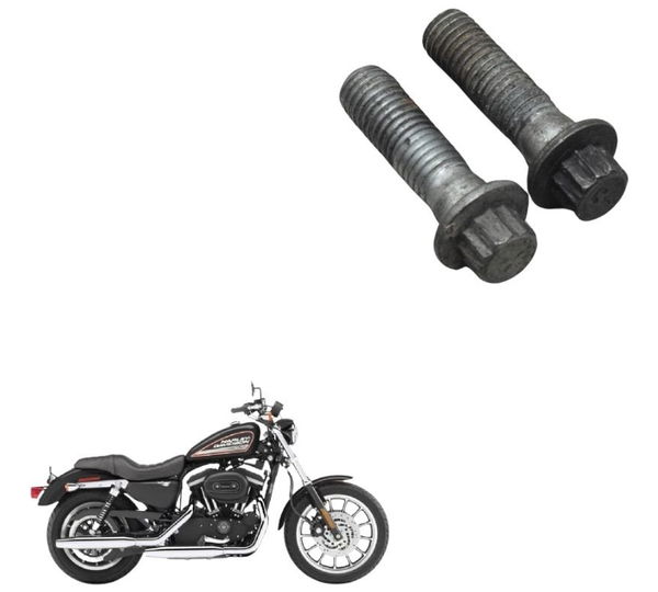 Par Parafuso Pinça Freio Dian Harley Sportster Xl 883r 08-09