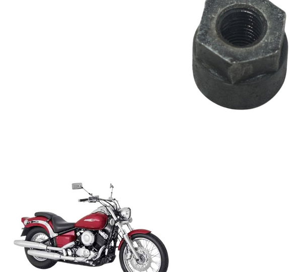 Porca Prisioneiro Motor Yamaha Drag Star Xvs 650 96-08 Origi