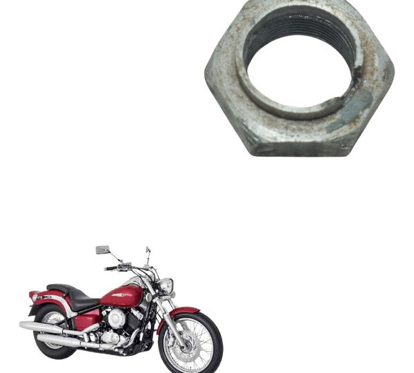 Porca Pinhão Yamaha Drag Star Xvs 650 96-08 Original