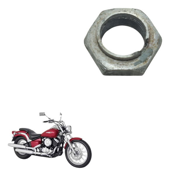 Porca Pinhão Yamaha Drag Star Xvs 650 96-08 Original