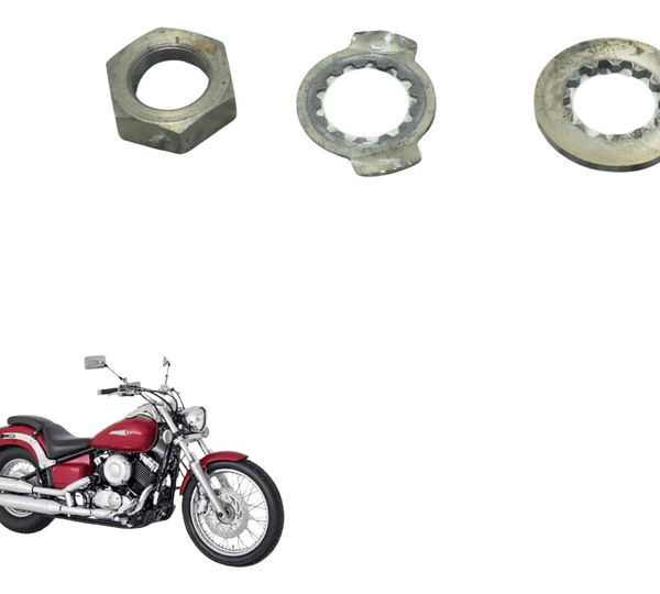 Kit Porca Trava Pinhão Yamaha Drag Star Xvs 650 96-08 Origin