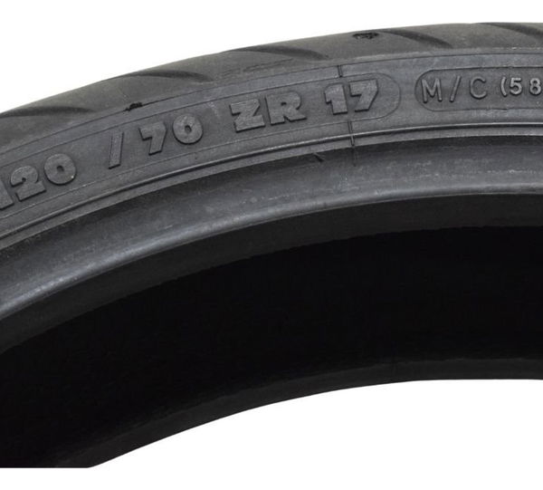 Pneu Michelin Radial 120/70 Zr17 M/c 58w