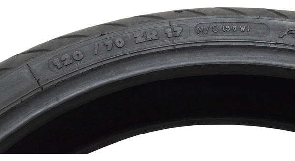 Pneu Michelin Radial 120/70 Zr17 M/c 58w