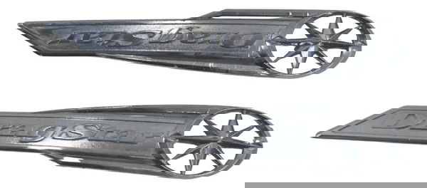 Par Emblema Tanque Yamaha Drag Star Xvs 650 96-08 Original Prateado